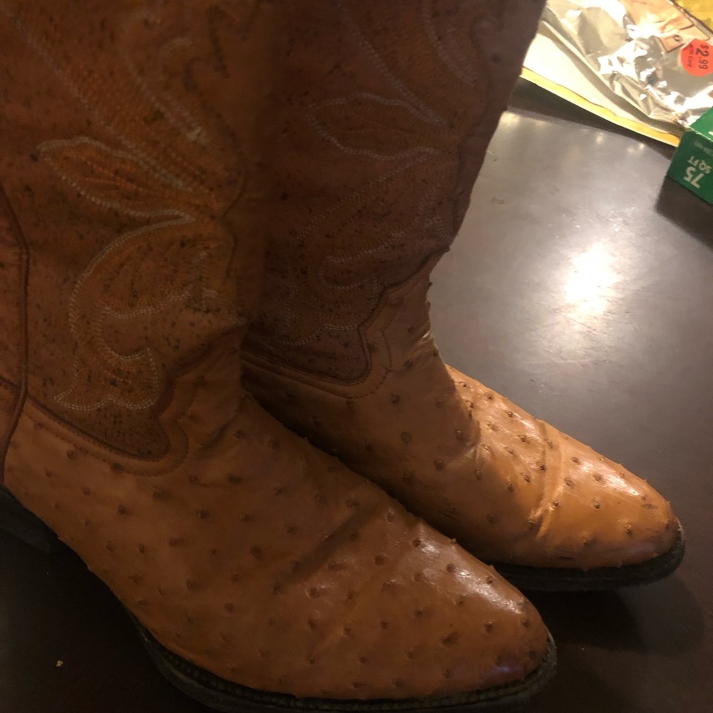 Men’s original ostrich cowboy boots